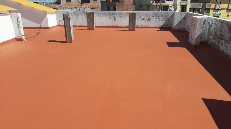 Impermeabilización terminada en losa y cubierta